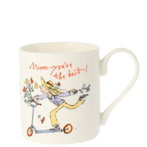 Quentin Blake Mum You’re The Best Scooter Mug 300ml